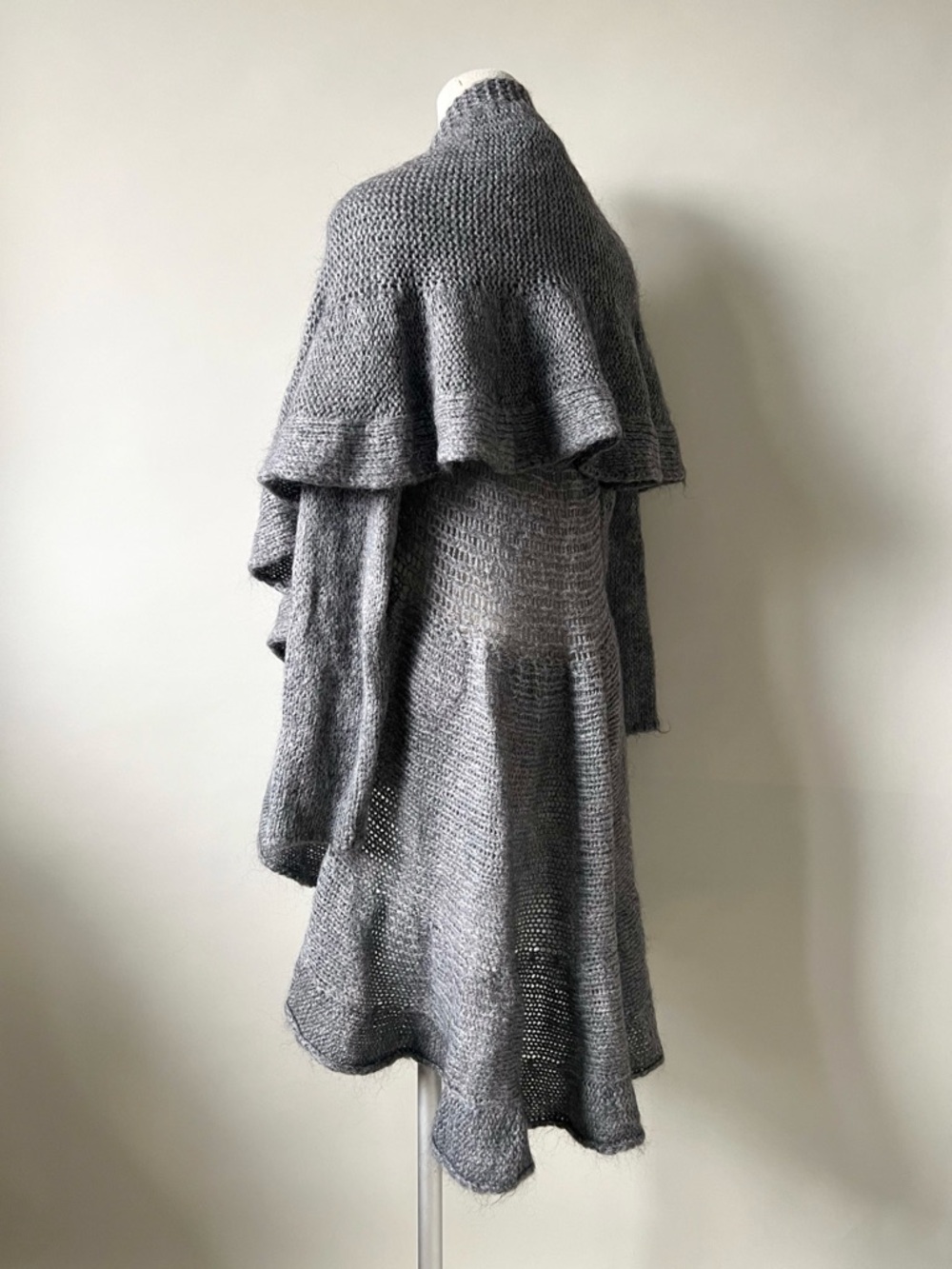 Christian Siriano Alpaca Blend Open Knit Cardigan